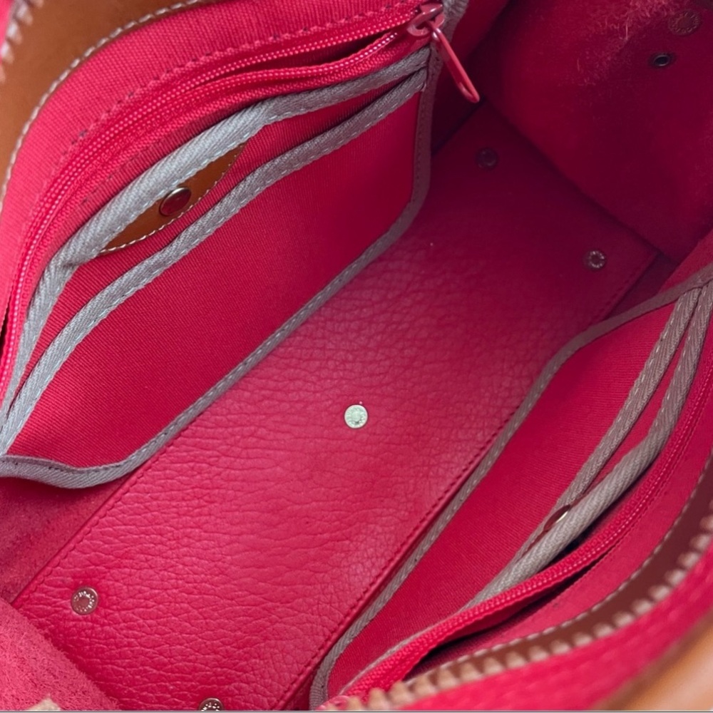 Dooney & Bourke Red Leather Buckle satchel Bag - Picture 14 of 15